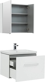 Aquanet Мебель для ванной Порто 70 белая – фотография-2